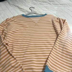 Free People We The Free Classic Striped Oversized Crewneck, x small